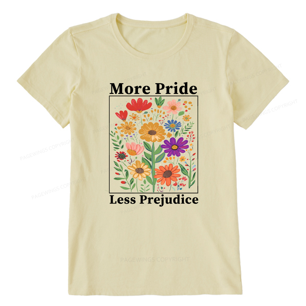 Pagewings More Pride Less Prejudice Unisex Classic T-shirt