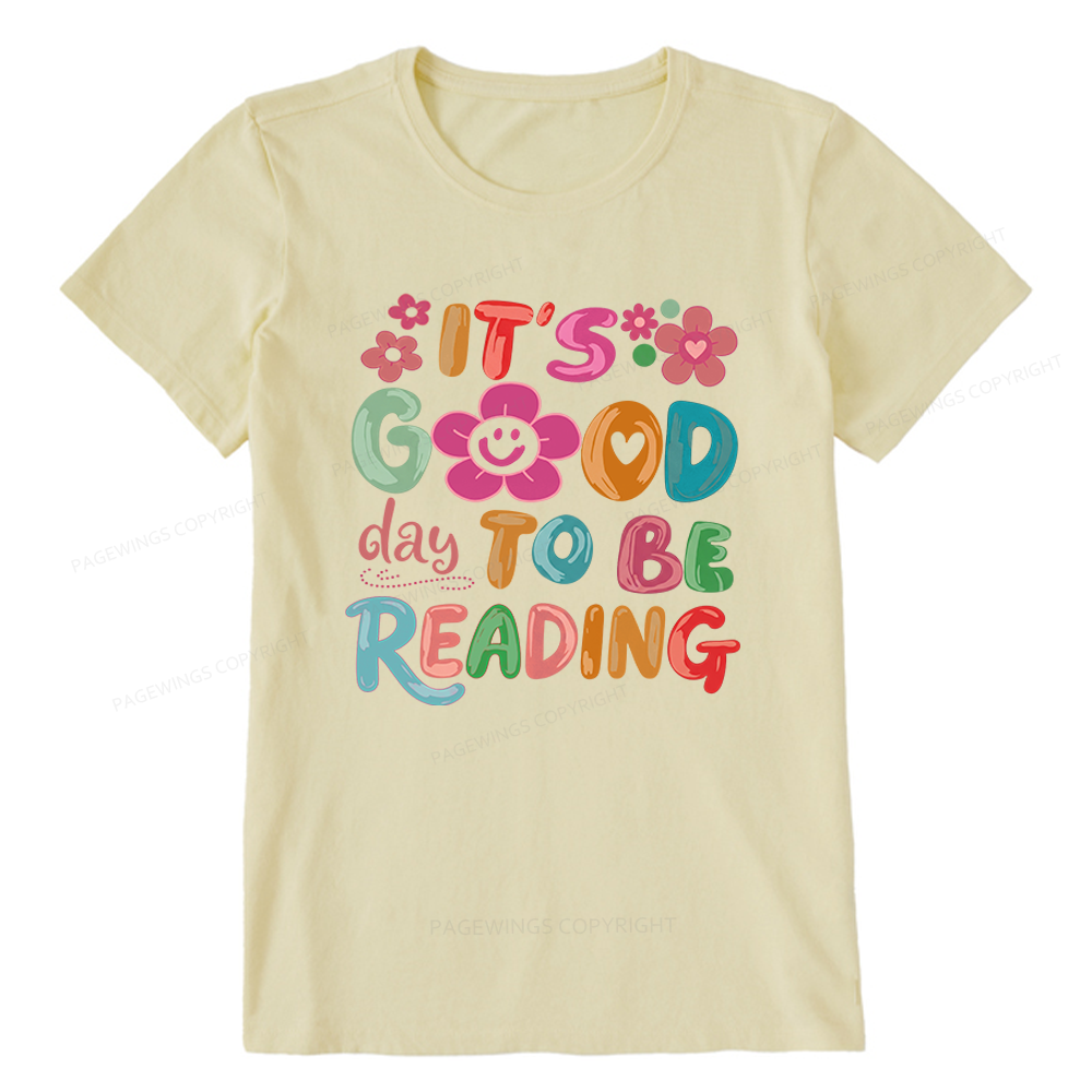 Pagewings It's a Good Day To Be Reading Unisex Classic T-shirt