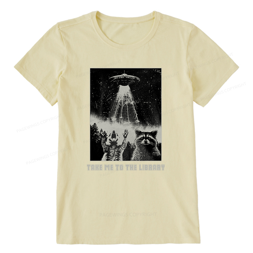 Pagewings Take Me To The Library Unisex Classic T-shirt