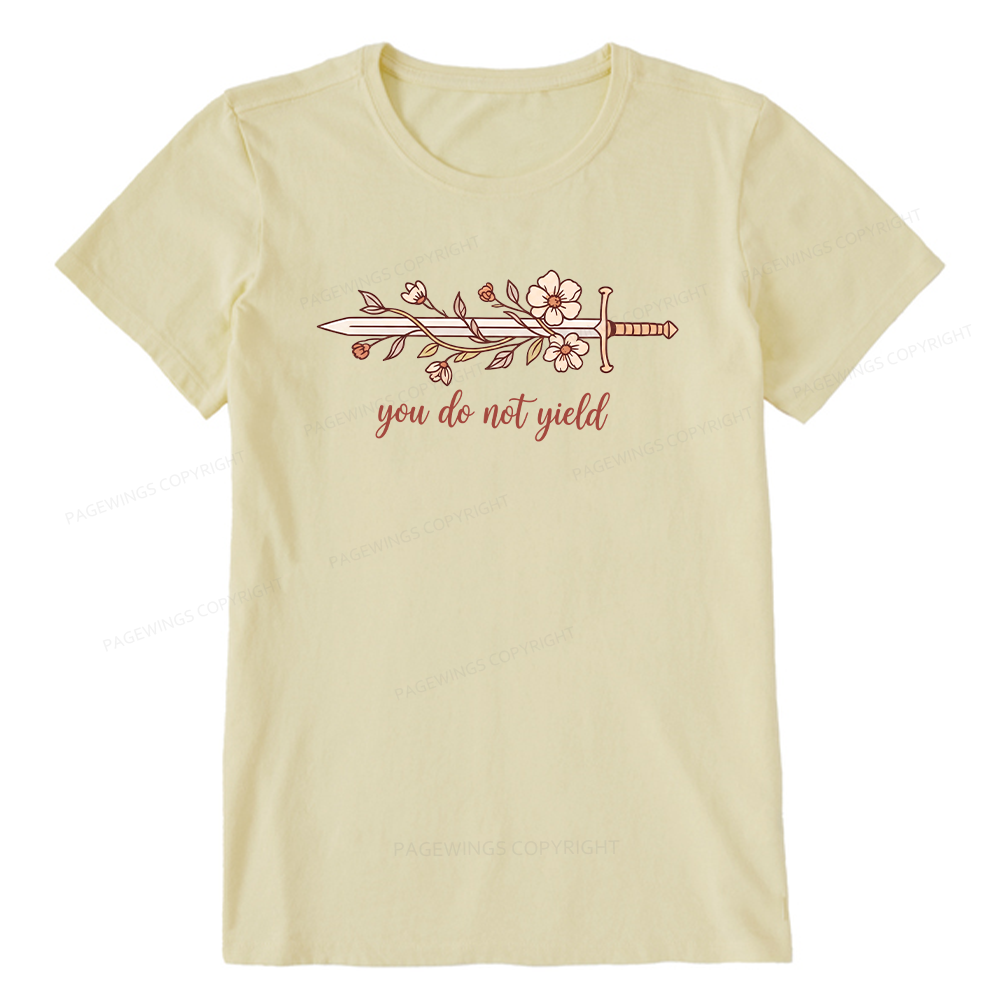 Pagewings You Do Not Yield  Unisex Classic T-shirt