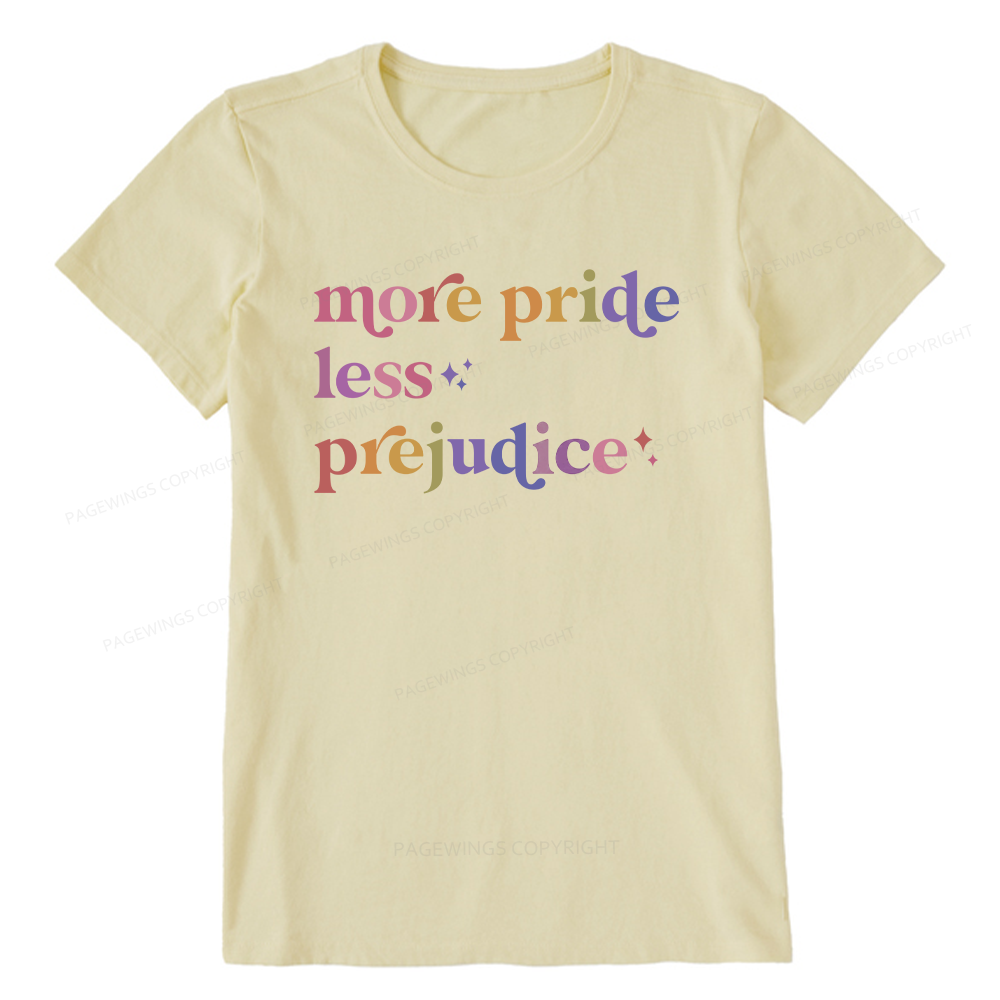 Pagewings More Pride Less Prejudice Unisex Classic T-shirt