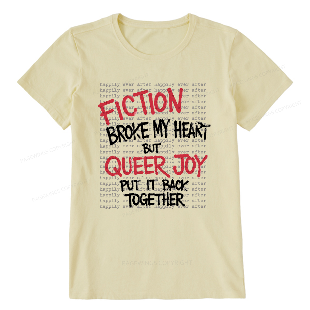Pagewings Fiction Broke My Heart Unisex Classic T-shirt