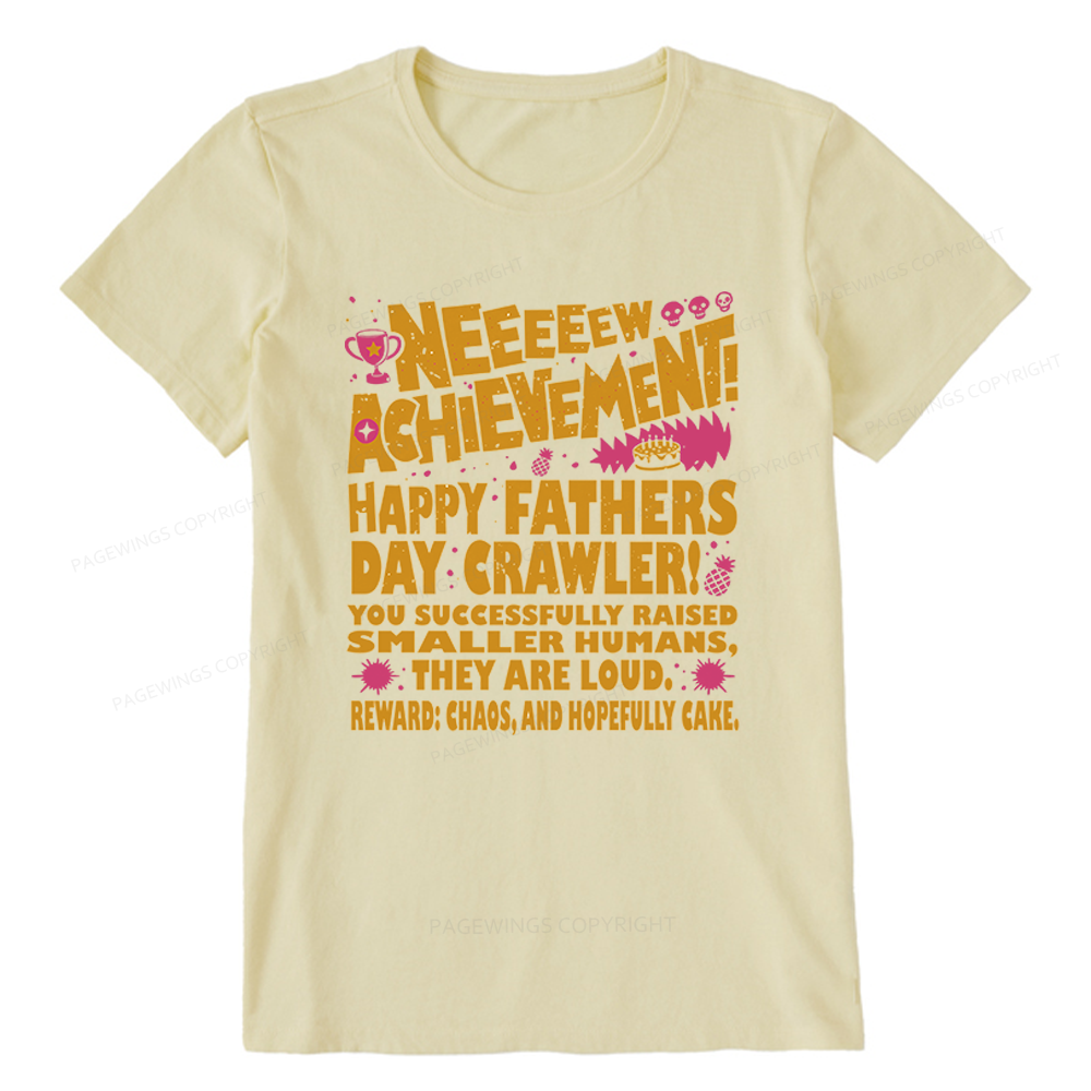 Pagewings Dad Achievement Unisex Classic T-shirt