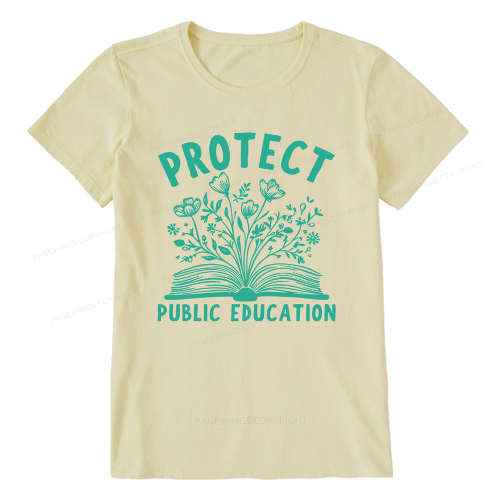 Pagewings Protect Public Schools Unisex Classic T-shirt