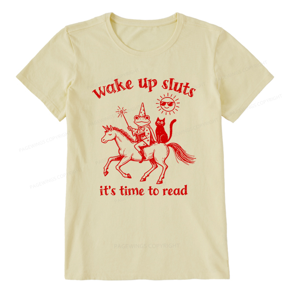 Pagewings Wake Up Sluts Unisex Classic T-shirt