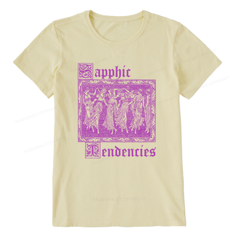 Pagewings Sapphic Tendencies Unisex Classic T-shirt