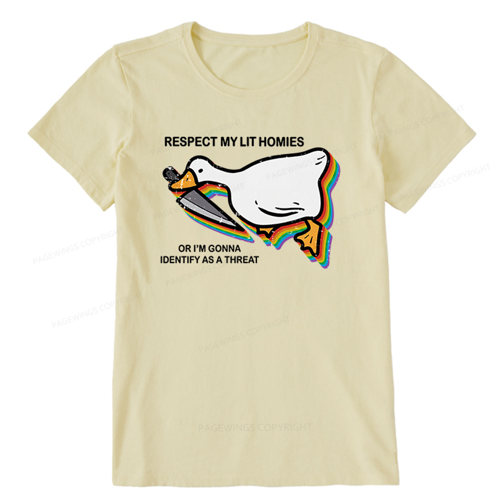 Pagewings Respect My Lit Homies Unisex Classic T-shirt