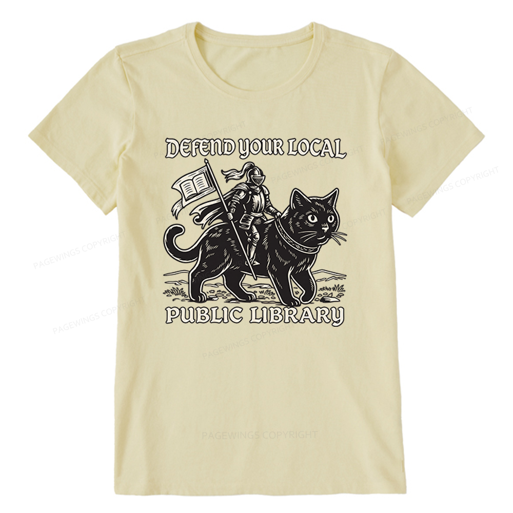 Pagewings Defend Your Local Public Library Unisex Classic T-shirt
