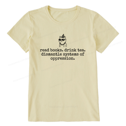 Pagewings Books and Tea Unisex Classic T-shirt