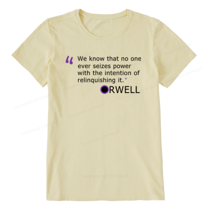 Pagewings Dystopia Quote Unisex Classic T-shirt