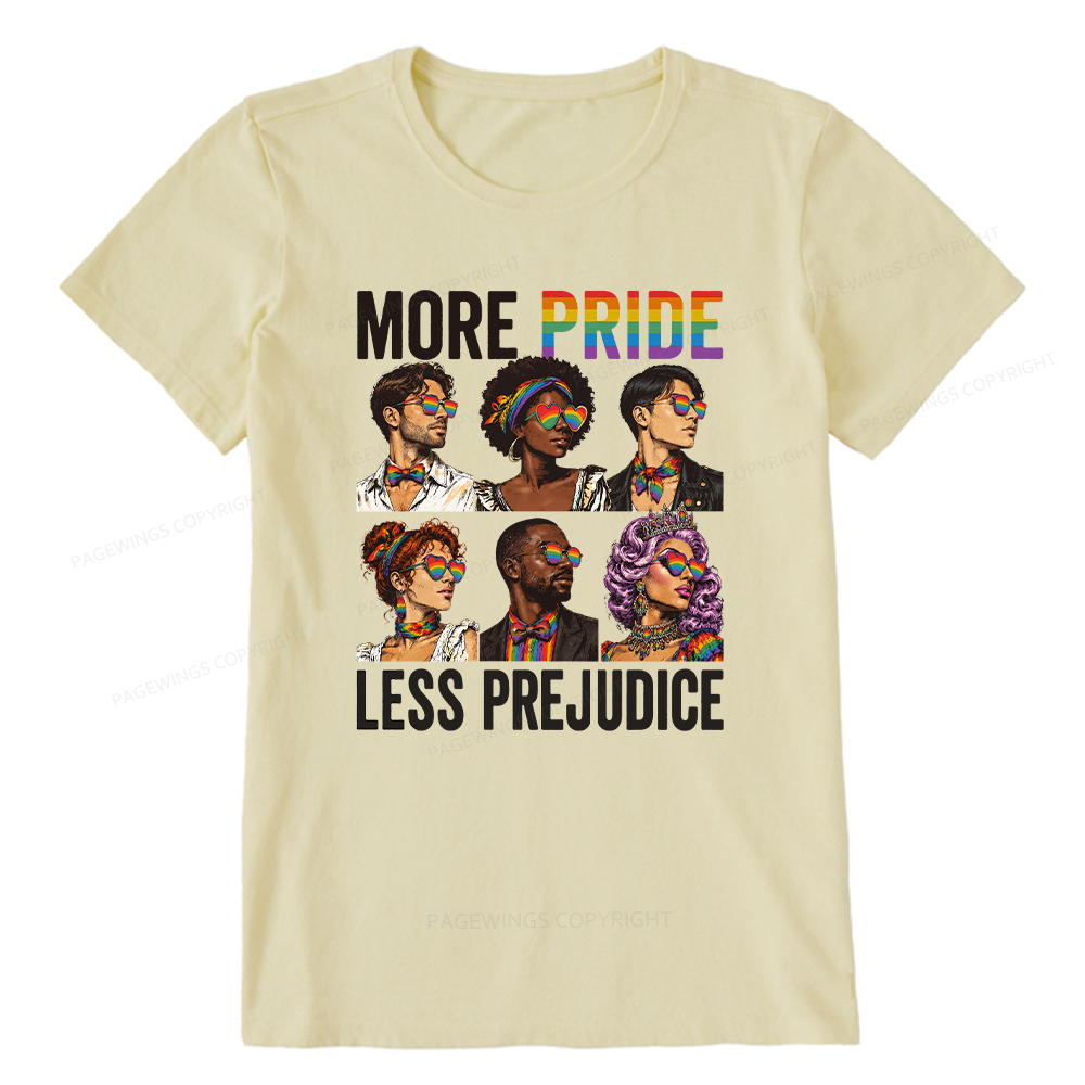Pagewings More Pride Less Prejudice Unisex Classic T-shirt