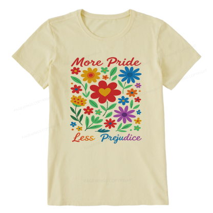 Pagewings More Pride Less Prejudice Unisex Classic T-shirt