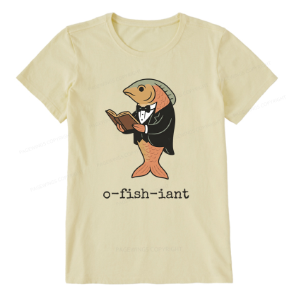 Pagewings Reading Fish Unisex Classic T-shirt
