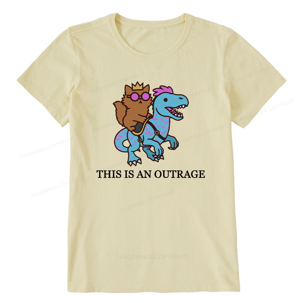 Pagewings This Is An Outrage Unisex Classic T-shirt