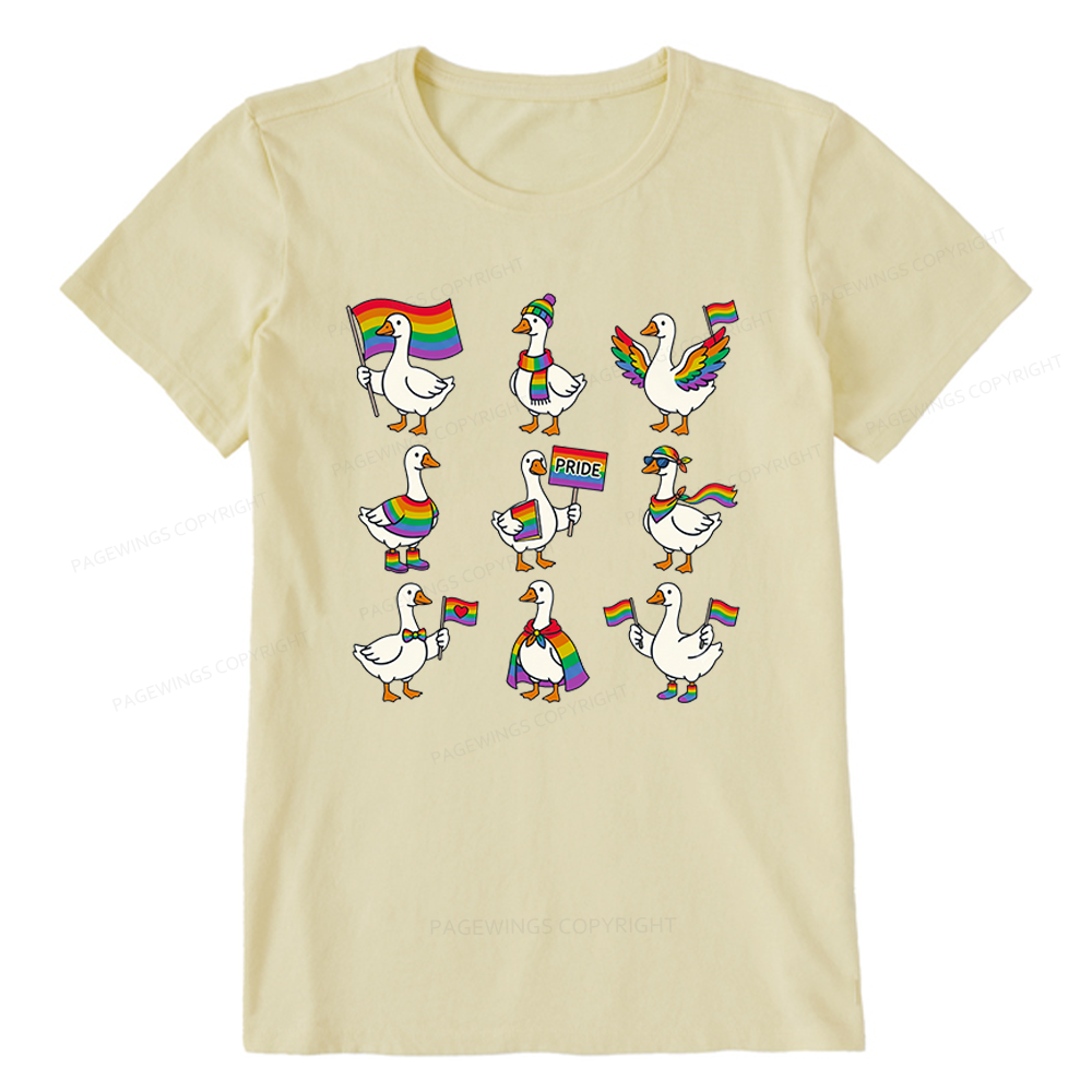 Pagewings Funny LGBTQ Goose Unisex Classic T-shirt