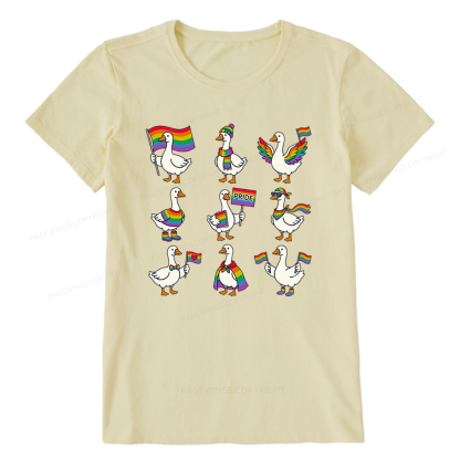 Pagewings Funny LGBTQ Goose Unisex Classic T-shirt