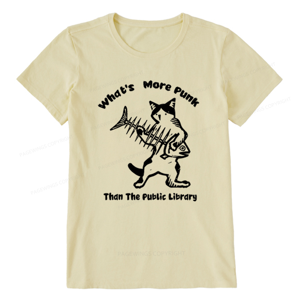Pagewings What's More Punk Than The Public Library Unisex Classic T-shirt