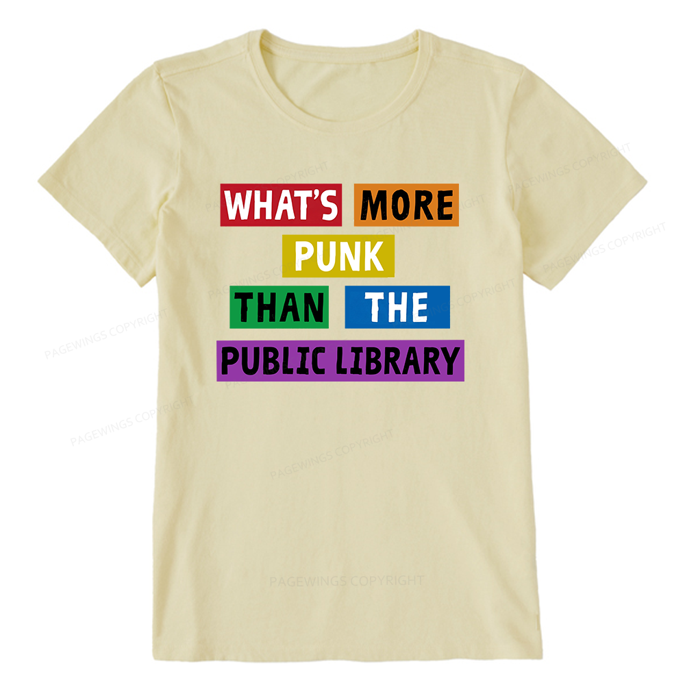 Pagewings What's More Punk Than The Public Library Unisex Classic T-shirt