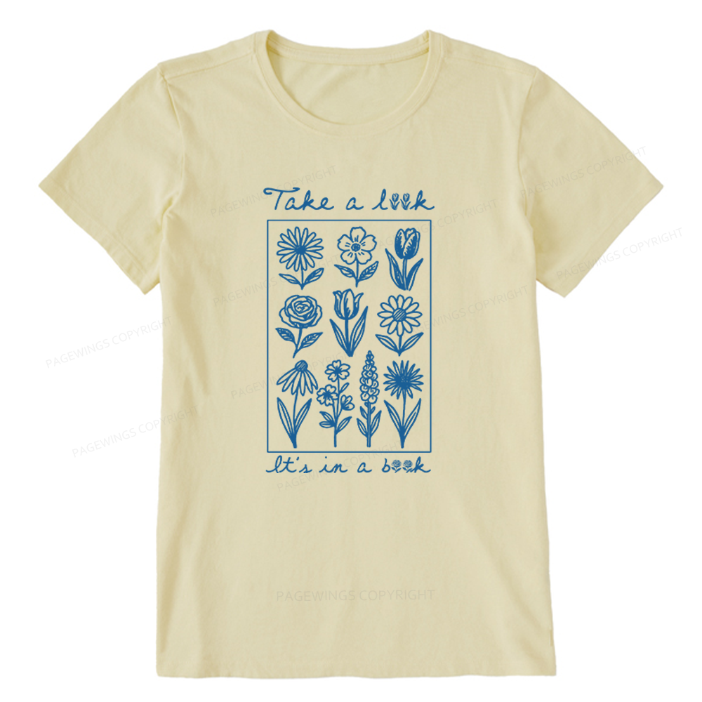 Pagewings Take A Look It’s In A Book Unisex Classic T-shirt