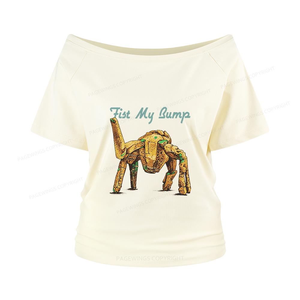 Pagewings Read Sci-Fi Women Off Shoulder T-shirts