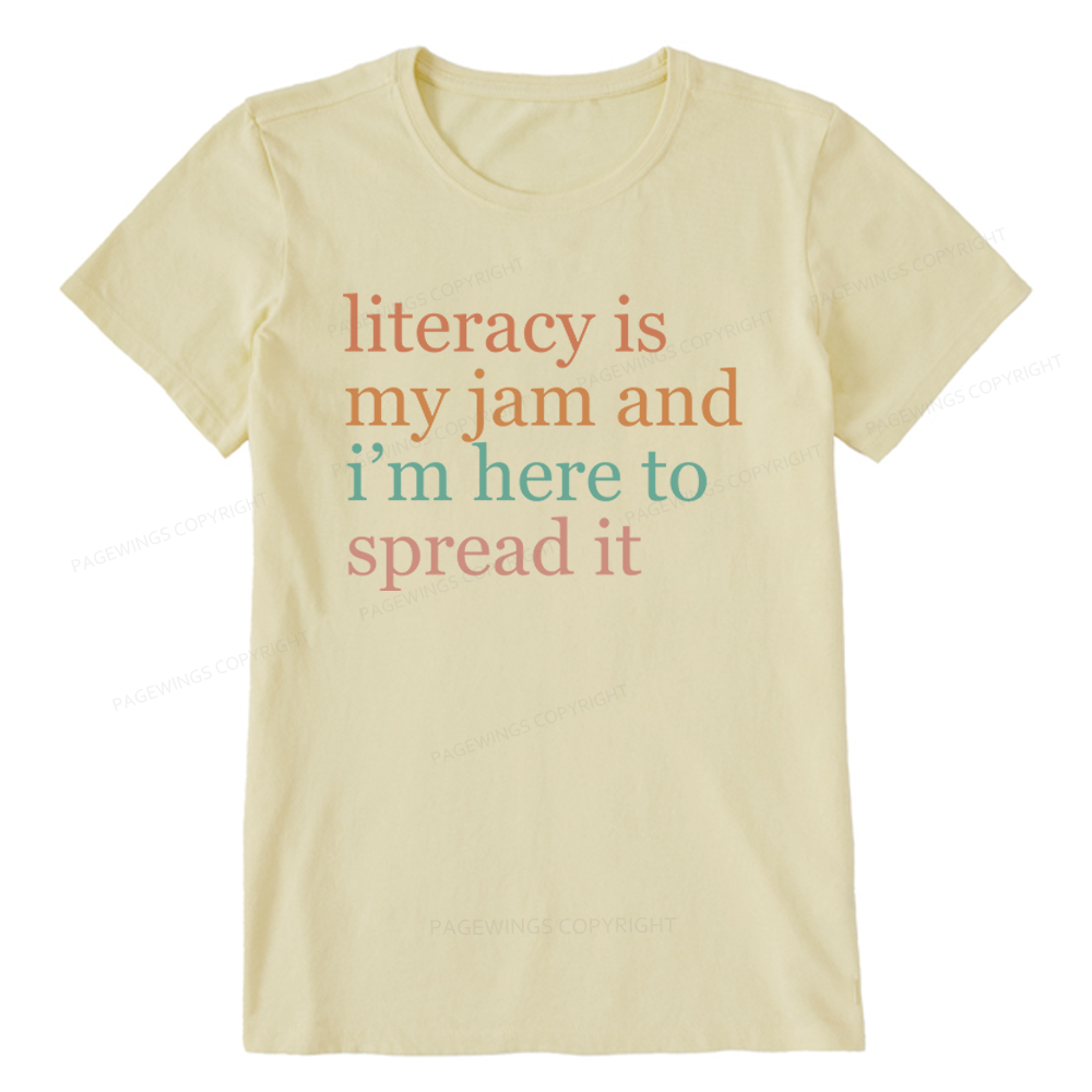 Pagewings Literacy Is My Jam Unisex Classic T-shirt