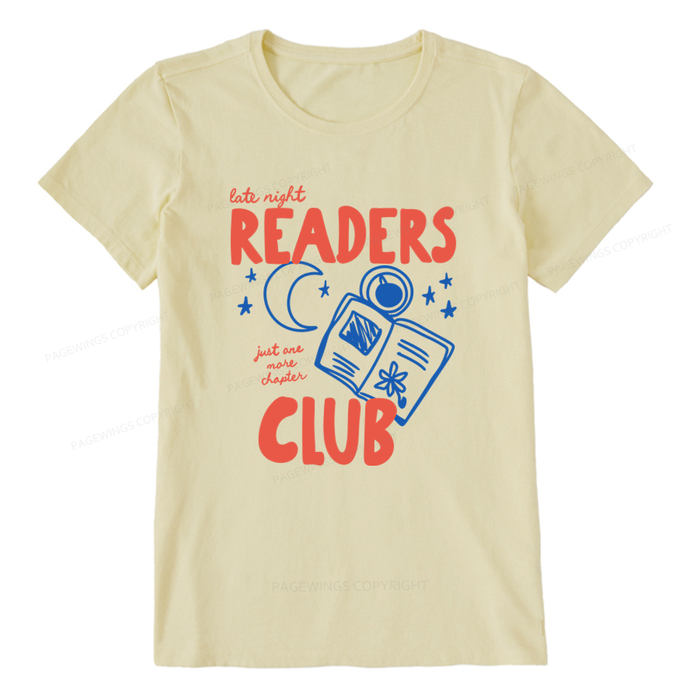 Pagewings Late Night Readers Club Unisex Classic T-shirt