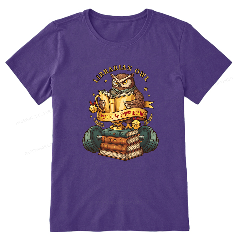 Pagewings Librarian Owl Unisex Classic T-shirt