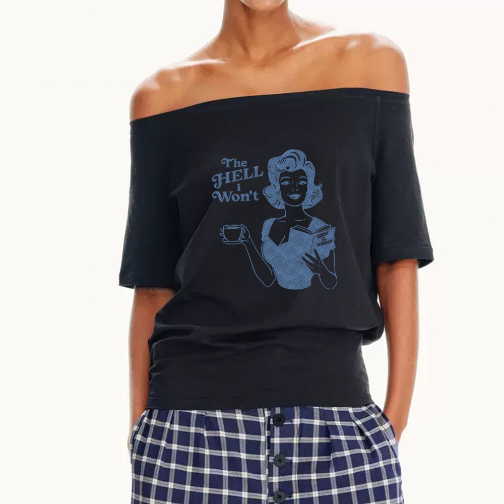Pagewings Retro Women's Rights Women Off Shoulder T-shirts