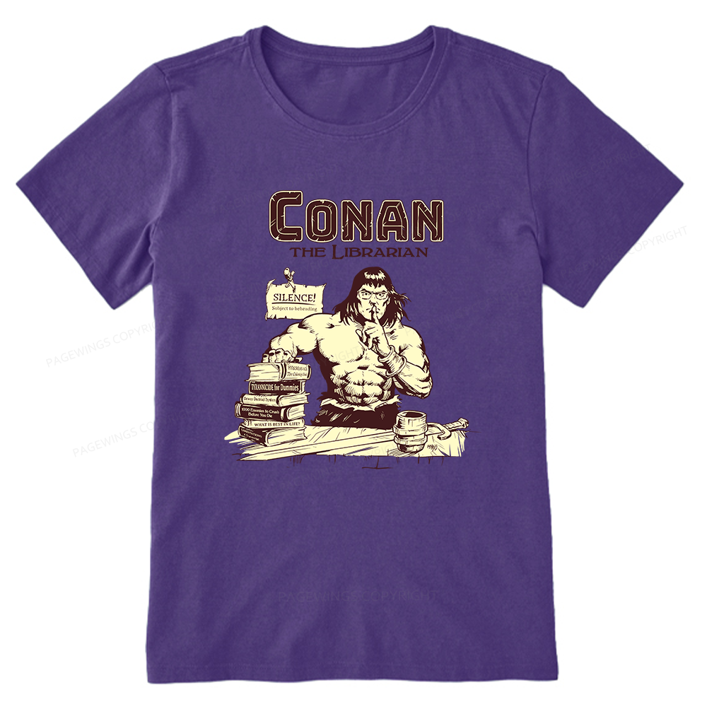 Pagewings Conan The Librarian Unisex Classic T-shirt