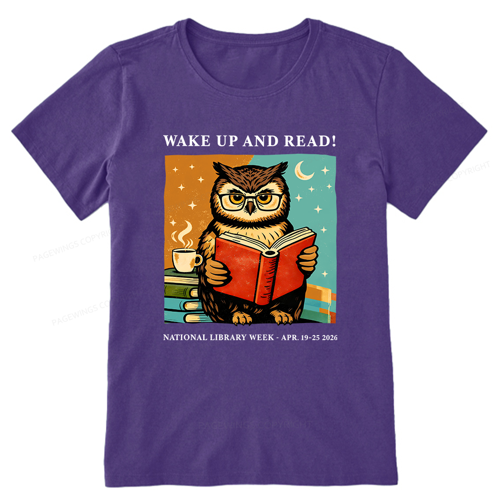 Pagewings Wake Up And Read Unisex Classic T-shirt