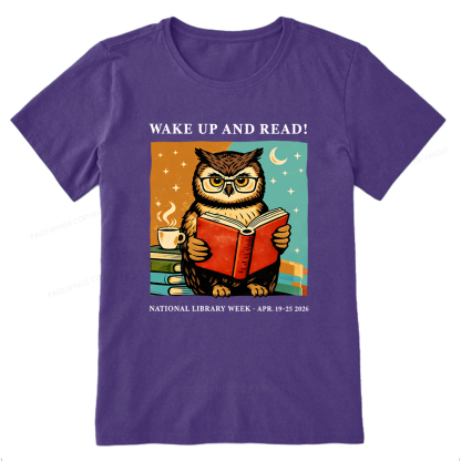 Pagewings Wake Up And Read Unisex Classic T-shirt