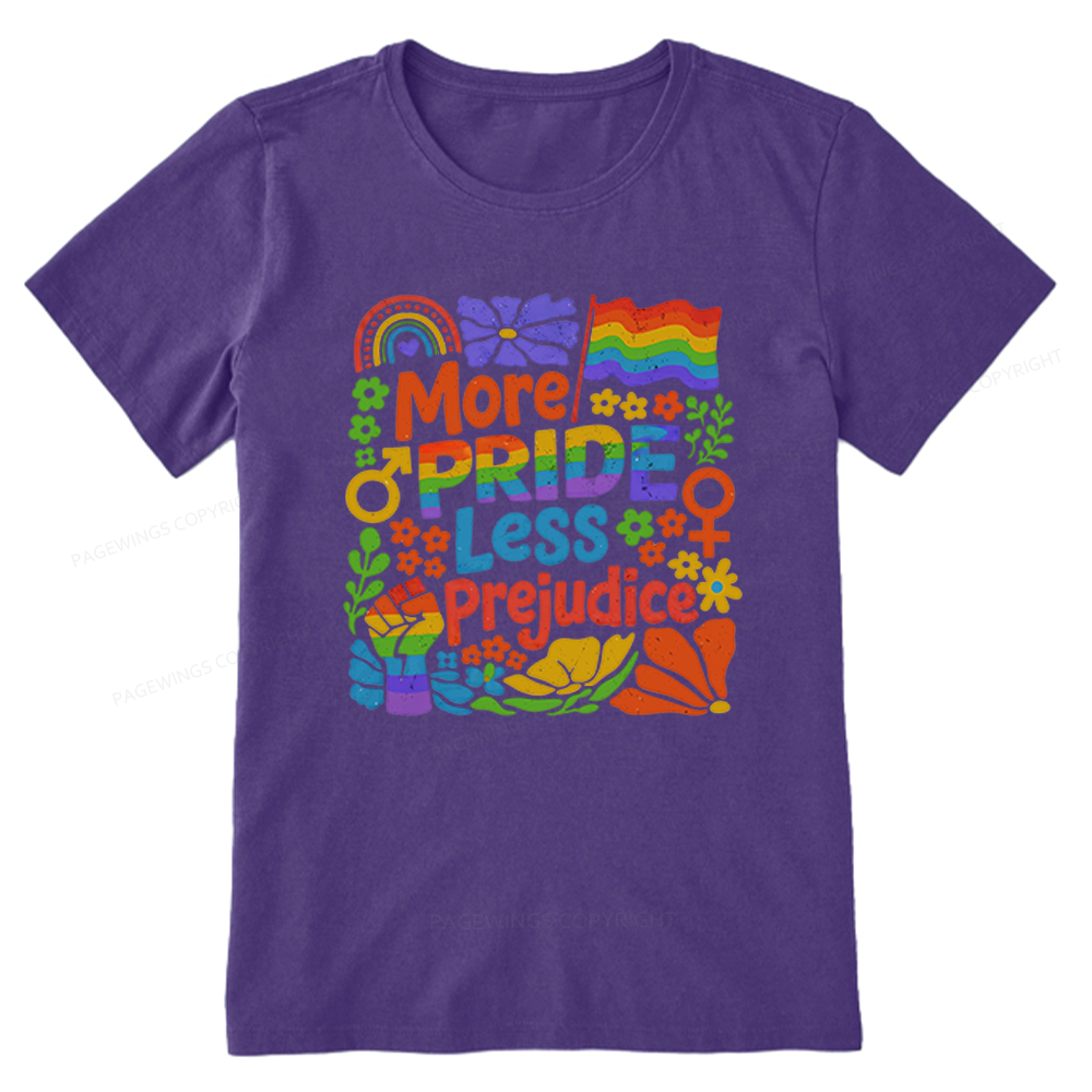 Pagewings More Pride Less Prejudice Unisex Classic T-shirt