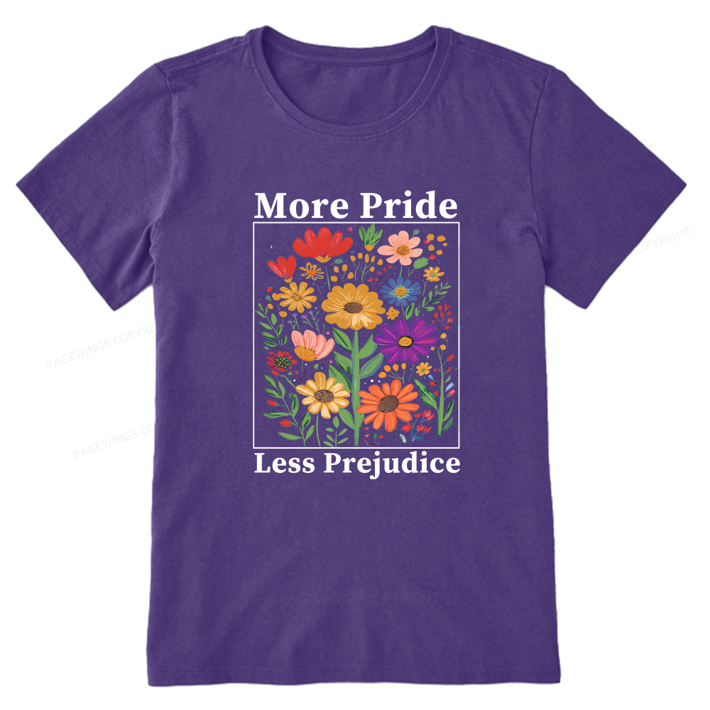 Pagewings More Pride Less Prejudice Unisex Classic T-shirt