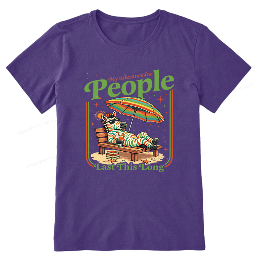 Pagewings Funny Zebra Unisex Classic T-shirt