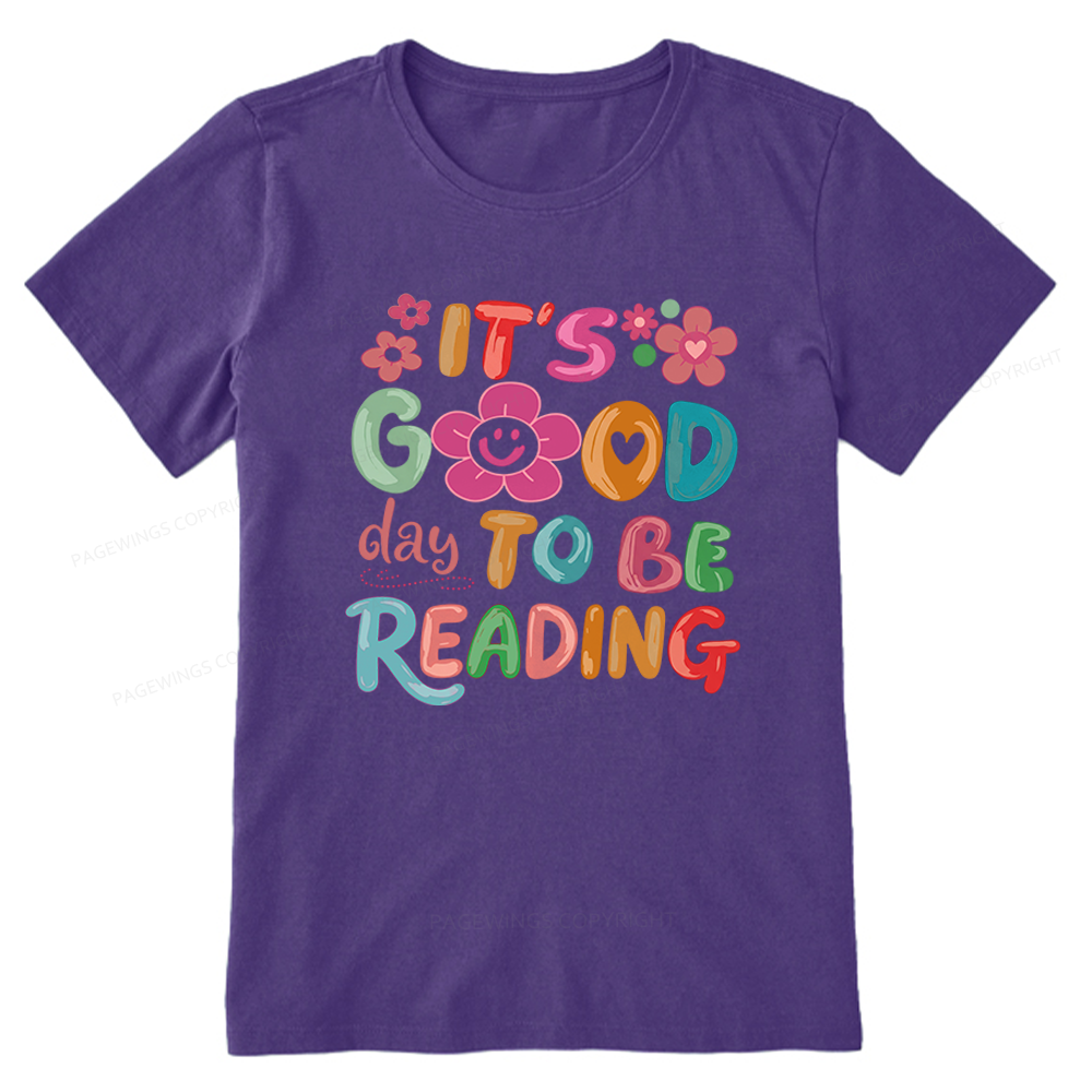 Pagewings It's a Good Day To Be Reading Unisex Classic T-shirt