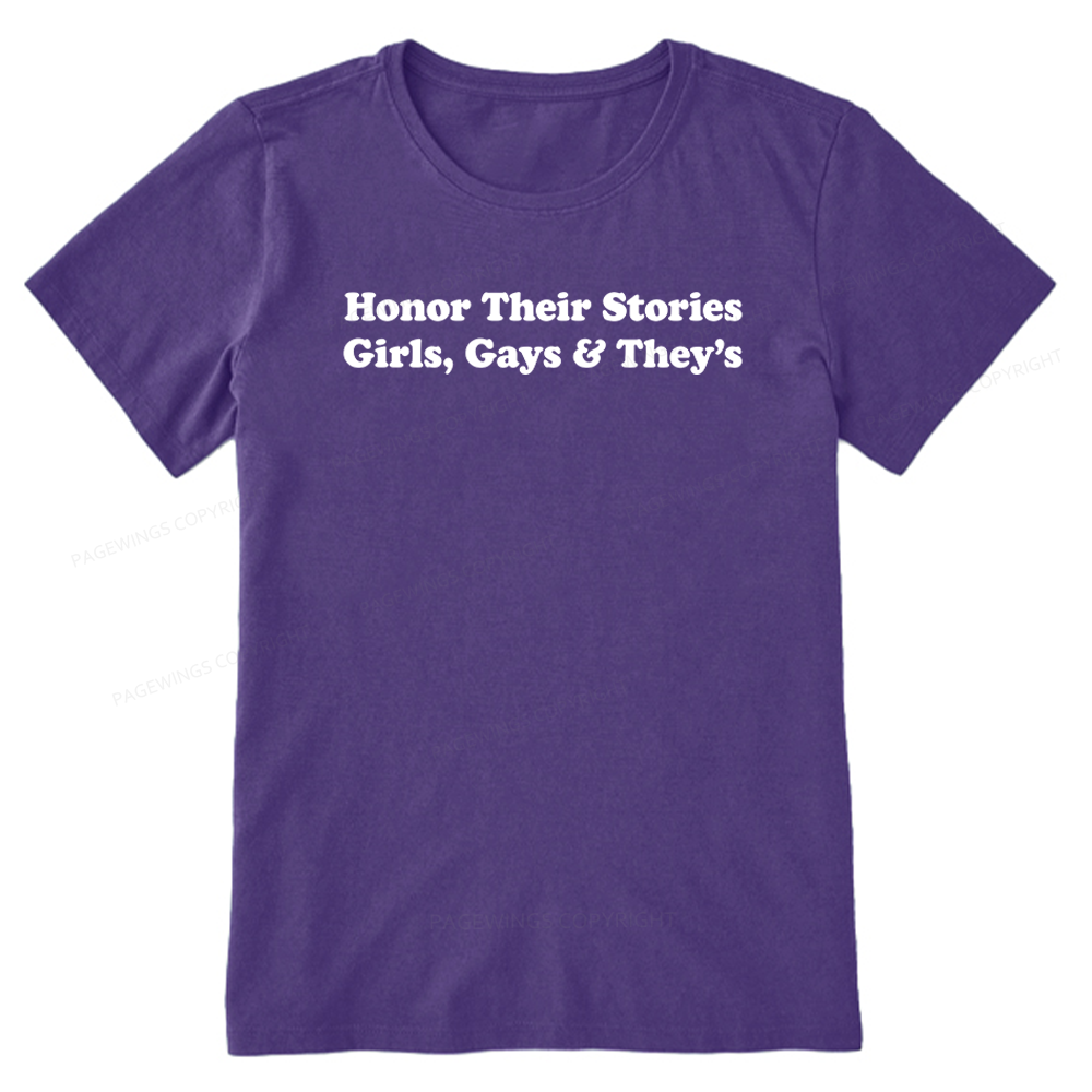 Pagewings Honor Their Stories Unisex Classic T-shirt