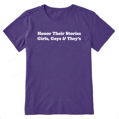 Pagewings Honor Their Stories Unisex Classic T-shirt