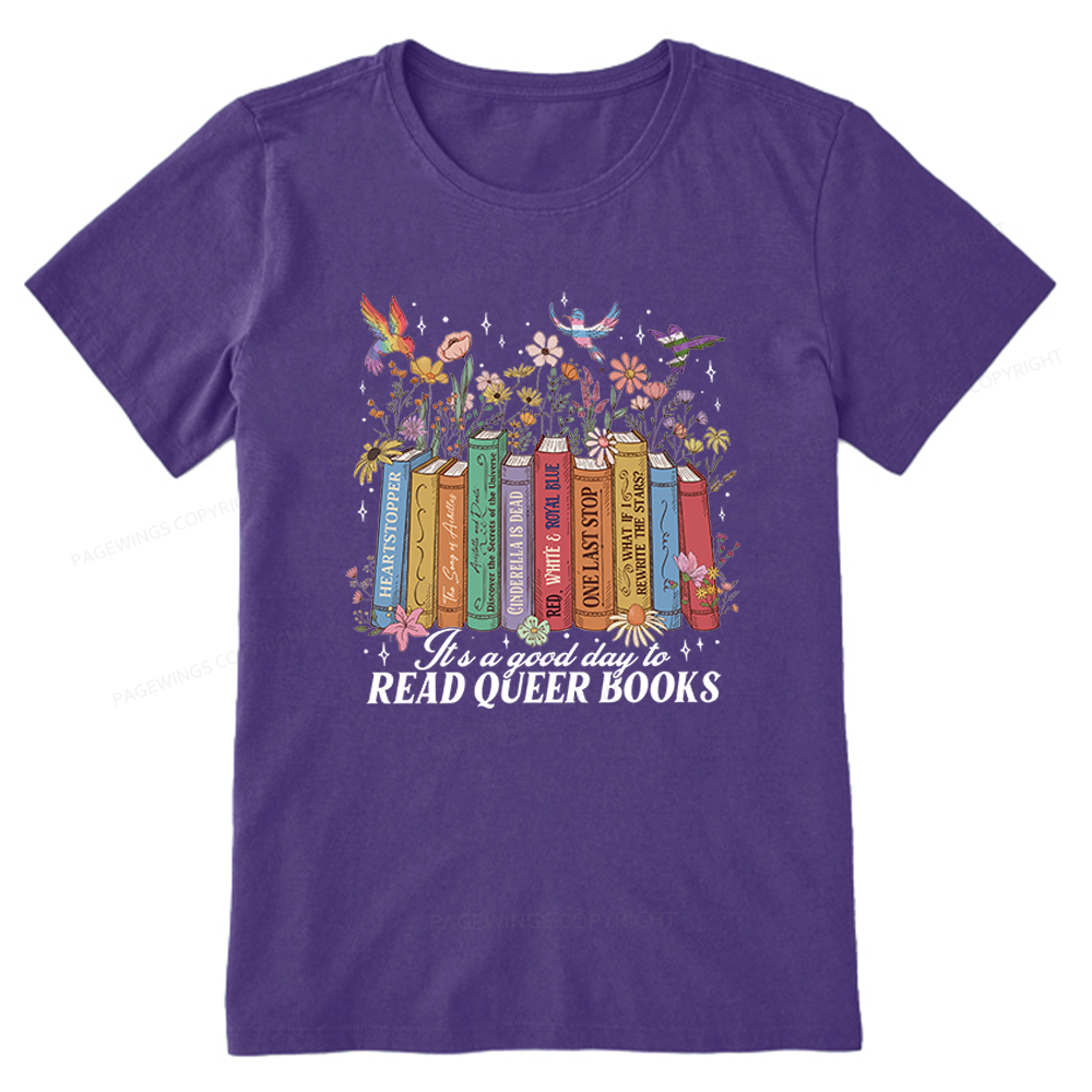 Pagewings Read Queer Books Unisex Classic T-shirt