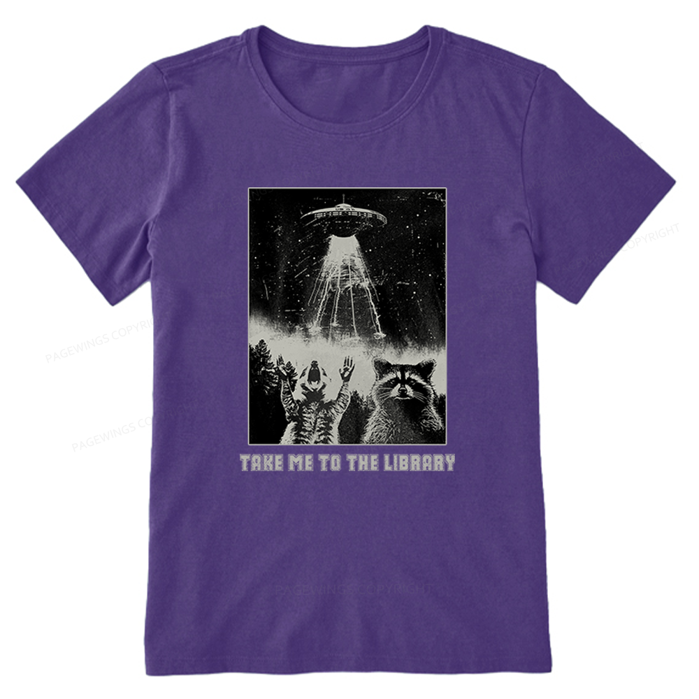 Pagewings Take Me To The Library Unisex Classic T-shirt