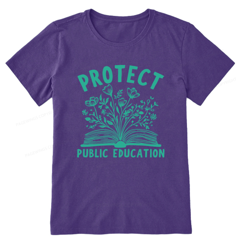 Pagewings Protect Public Schools Unisex Classic T-shirt