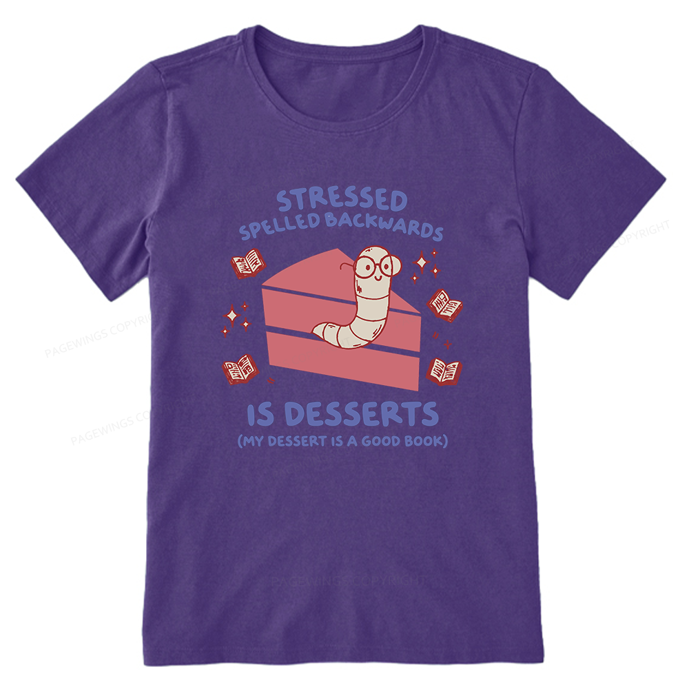 Pagewings My Dessert Is A Good Book Unisex Classic T-shirt