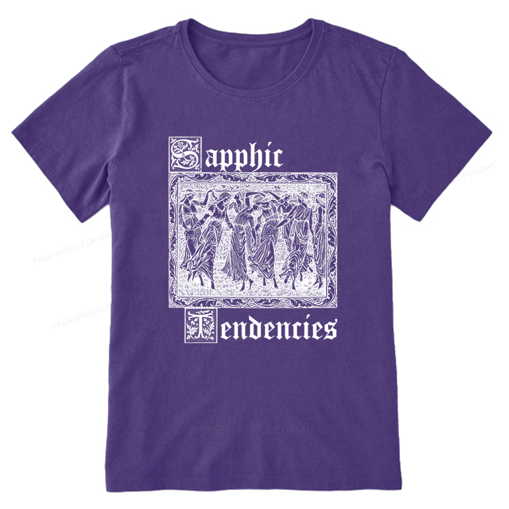 Pagewings Sapphic Tendencies Unisex Classic T-shirt