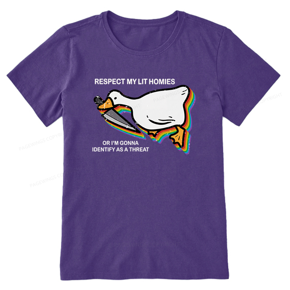 Pagewings Respect My Lit Homies Unisex Classic T-shirt