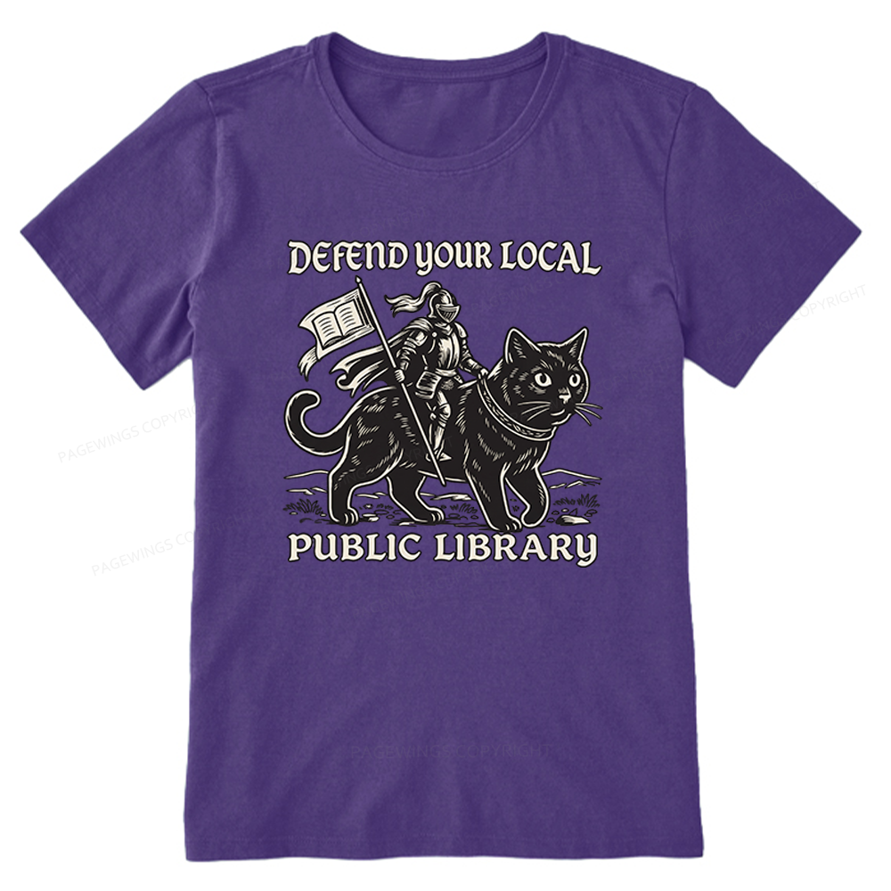 Pagewings Defend Your Local Public Library Unisex Classic T-shirt