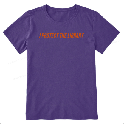 Pagewings I Protect The Library Unisex Classic T-shirt