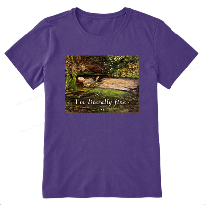 Pagewings I'm Literally Fine Unisex Classic T-shirt