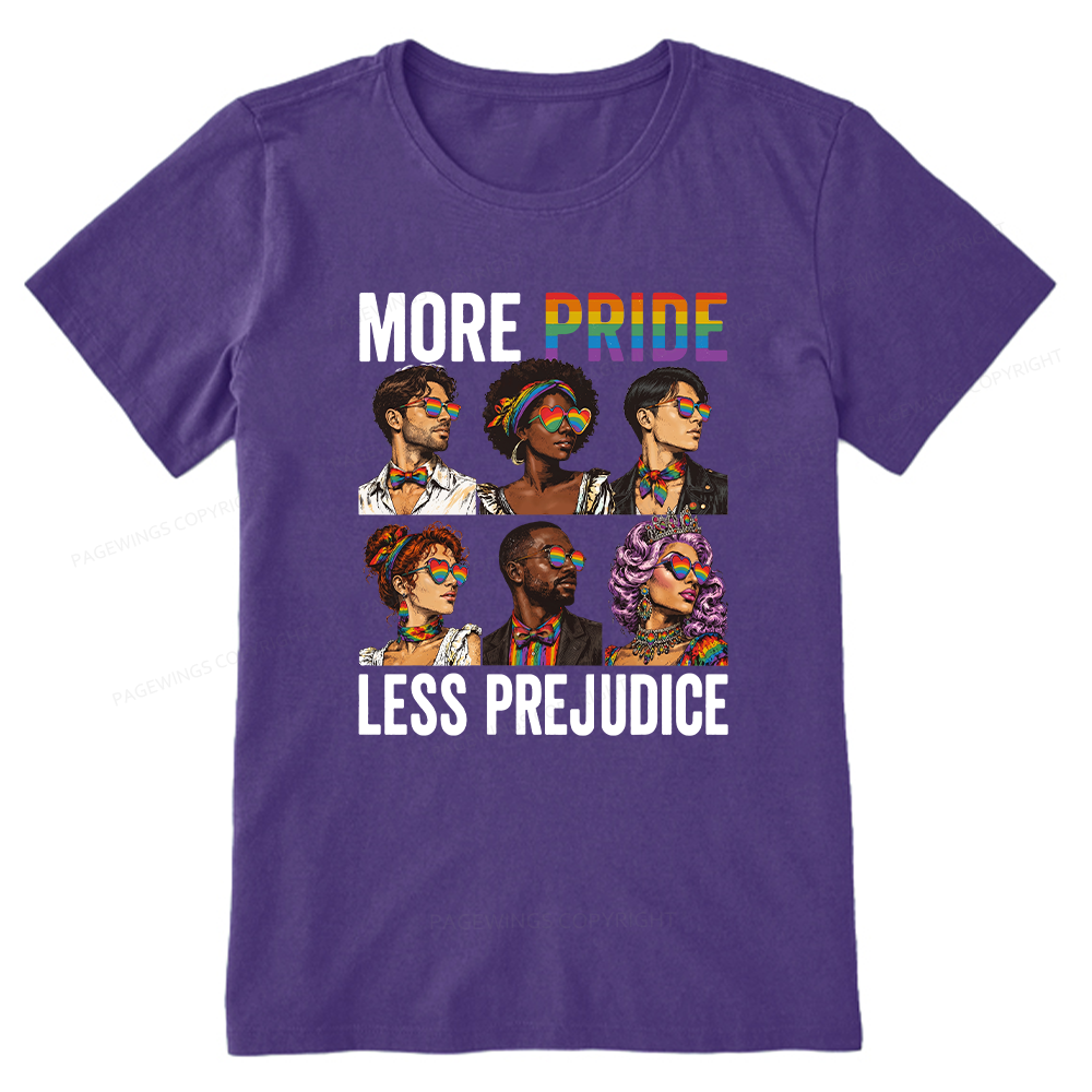 Pagewings More Pride Less Prejudice Unisex Classic T-shirt