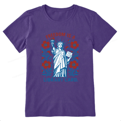 Pagewings Liberty is a Library Card Unisex Classic T-shirt