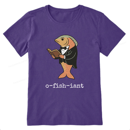 Pagewings Reading Fish Unisex Classic T-shirt