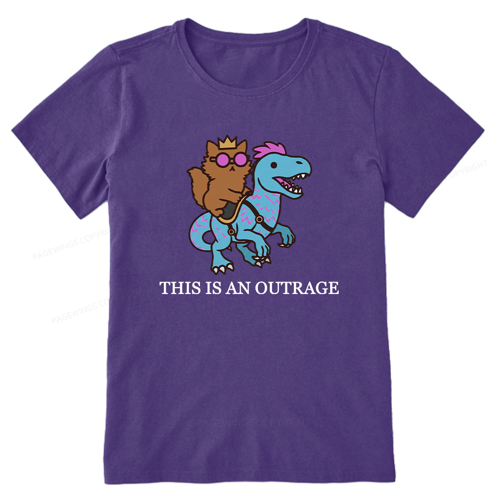 Pagewings This Is An Outrage Unisex Classic T-shirt
